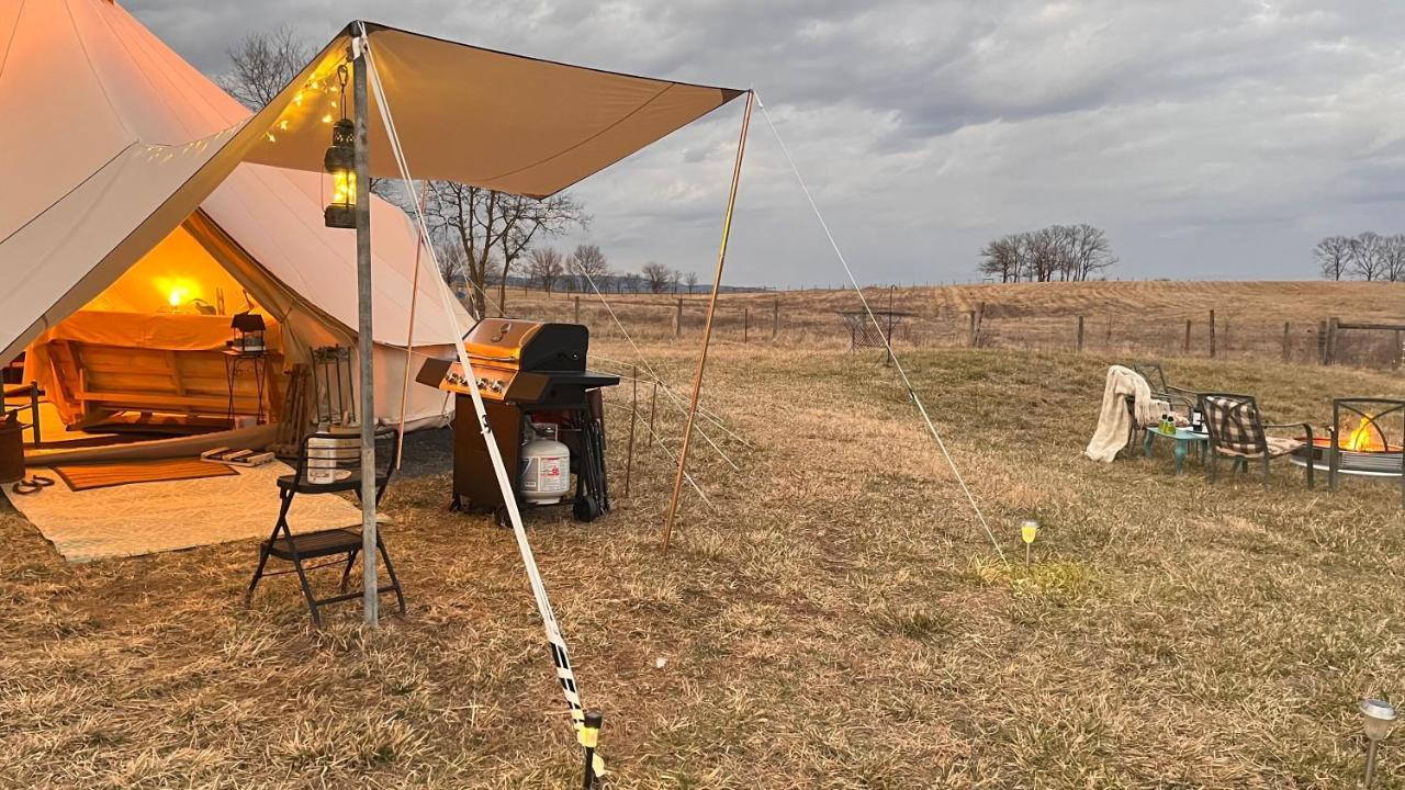 Shenandoah Valley Glamping - Amazing Views - Farm Edinburg Exterior foto